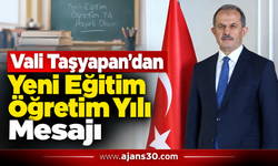 Vali Taşyapan’dan Yeni Eğitim Öğretim Yılı Mesajı