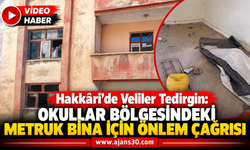 Hakkâri’de Veliler Tedirgin: Okullar Bölgesindeki Metruk Bina İçin Önlem Çağrısı