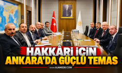 Hakkâri İçin Ankara’da Güçlü Temas