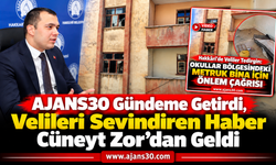 AJANS30 Gündeme Getirdi, Velileri Sevindiren Haber Cüneyt Zor’dan Geldi