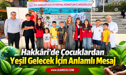 Hakkâri’de Çocuklardan Yeşil Gelecek İçin Anlamlı Mesaj
