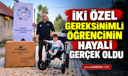 İki Özel Gereksinimli Öğrencinin Hayali Gerçek Oldu