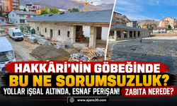 Hakkâri Bu Kadar mı Sahipsiz? Esnaf Mağdur, Yollar İnşaat Malzemeleriyle İşgal Altında! Zabıta ve TOKİ’ye Sert Tepki