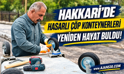 Hakkâri’de Hasarlı Çöp Konteynerleri Yeniden Hayat Buldu!