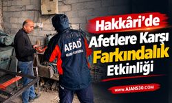 Hakkâri’de Afetlere Karşı Farkındalık Etkinliği