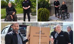 Başkan Aydoğdu'dan Kuzey Irak Hewler Kelek ilçesinde yaşayan 2 Engelli Vatandaşa Akülü Araba Desteği