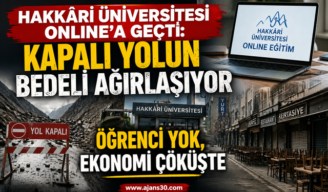 Hakkâri Üniversitesi Online’a Geçti: Kapalı Yolun Bedeli Ağırlaşıyor