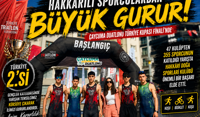 Hakkârili Sporculardan Büyük Gurur! Türkiye Kupası’nda Kürsüye Çıktılar
