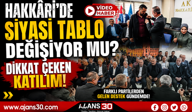Hakkâri’de Siyasi Tablo Değişiyor mu? Dikkat Çeken Katılım