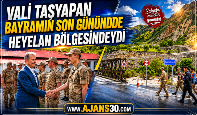 Vali Taşyapan Bayramın Son Gününde Heyelan Bölgesindeydi