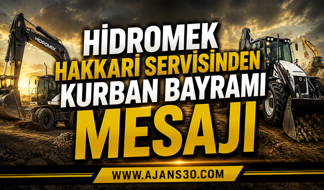 Hidromek Hakkari Servisinden Kurban Bayramı Mesajı