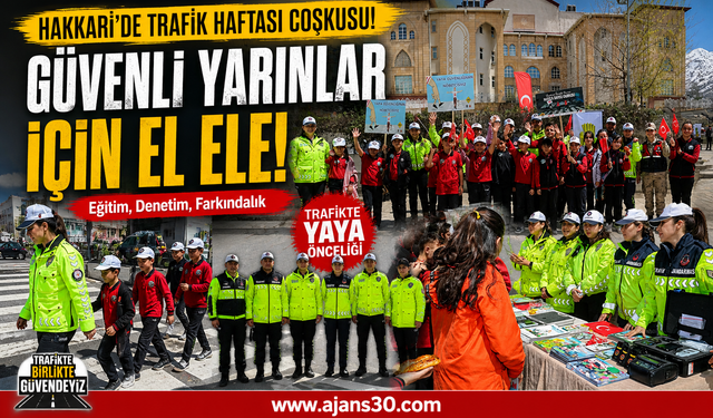 Hakkâri’de Trafik Haftası Etkinlikleri: Öğrencilerle Uygulamalı Eğitim