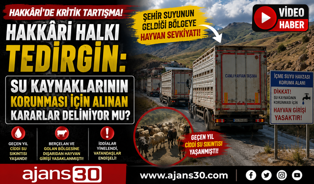 Hakkâri Halkı Tedirgin: Su Kaynaklarının Korunması İçin Alınan Kararlar Deliniyor Mu?