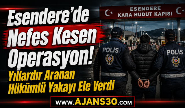 Esendere’de Nefes Kesen Operasyon!