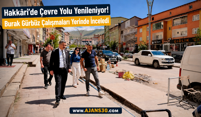 Hakkâri’de Çevre Yolu Yenileniyor!