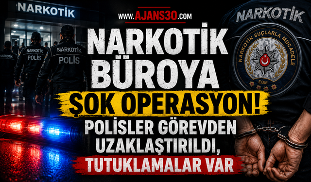 Narkotik Büroya Şok Operasyon