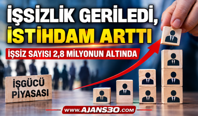 İşsizlik Geriledi, İstihdam Arttı