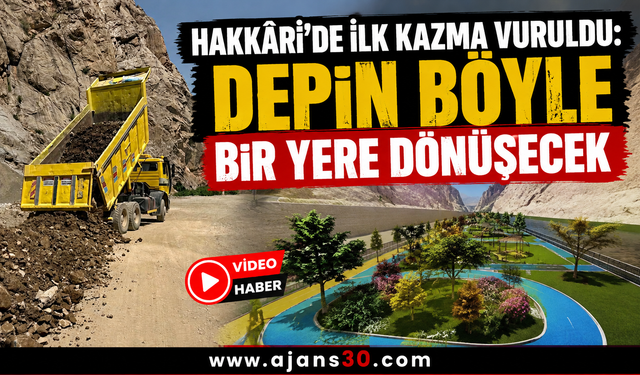 Hakkâri’de 40 Bin Metrekarelik Dev Yaşam Alanı İçin Çalışmalar Başladı