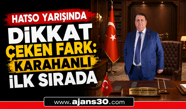 HATSO Yarışında Dikkat Çeken Fark: Karahanlı İlk Sırada