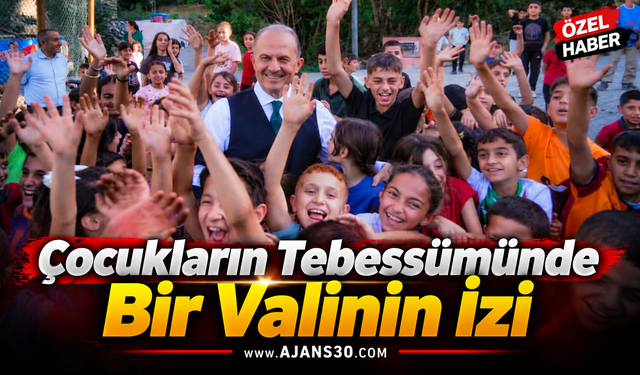 Çocukların Tebessümünde Bir Valinin İzi