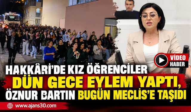 Hakkâri’de Kız Öğrencilerin Su İsyanı Meclis’e Taşındı: Bartın’dan Kapsamlı Araştırma Talebi
