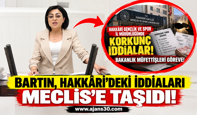 Bartın, Hakkâri Gençlik ve Spor İl Müdürlüğündeki İddiaları Meclis’e Taşıdı