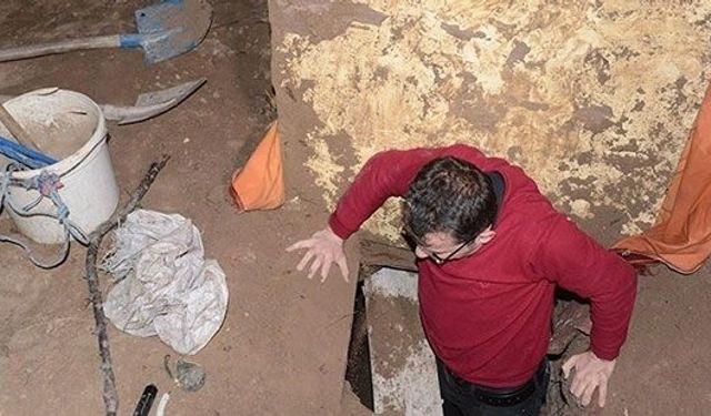 Konya'da kaçak kazı yapan 10 şüpheli yakalandı