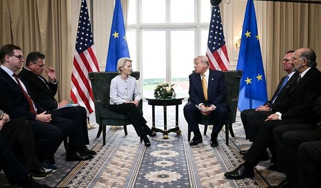 Trump ve Von der Leyen Anlaştı