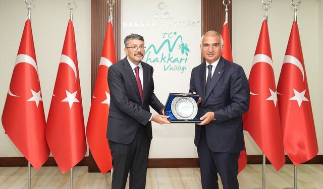 Kültür ve Turizm Bakanı Mehmet Nuri Ersoy’dan Hakkâri’ye Ziyaret