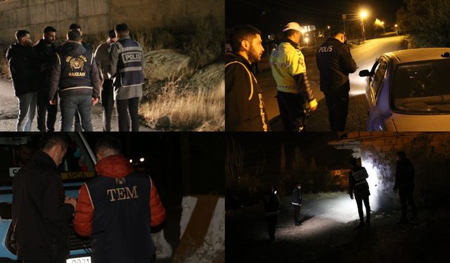 Hakkari Polisi Huzur Nöbetinde! Kent Genelinde Geniş Çaplı Uygulama