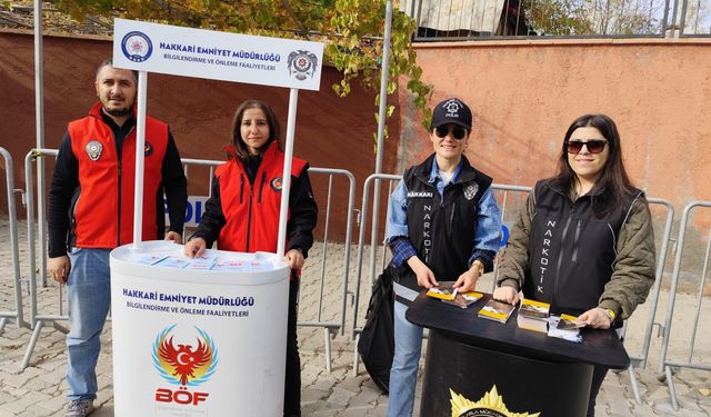 Bin Vatandaşa Ulaşıldı: Hakkari Emniyeti Gençliğe Umut, Topluma Güven Aşılıyor