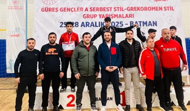 Okul Sporları Güreş Müsabakalarında Hakkâri’den Büyük Başarı