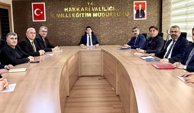 İl Milli Eğitim’de Haftalık Değerlendirme Toplantısı Yapıldı