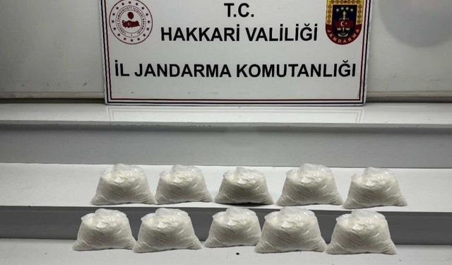 HAKKARİ’DE JANDARMADAN UYUŞTURUCUYA GEÇİT YOK