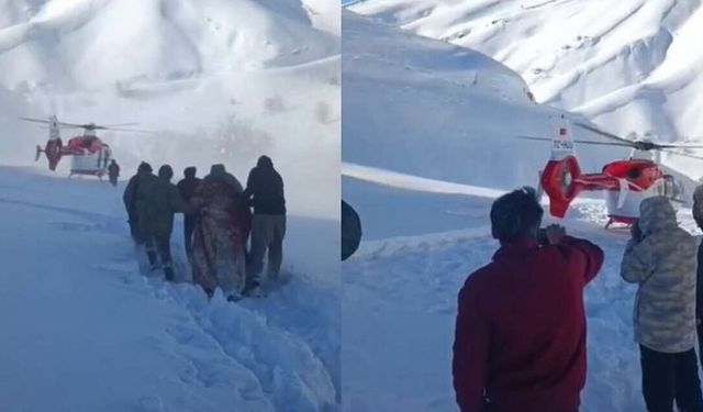 Ambulans iki hastayı kurtardı