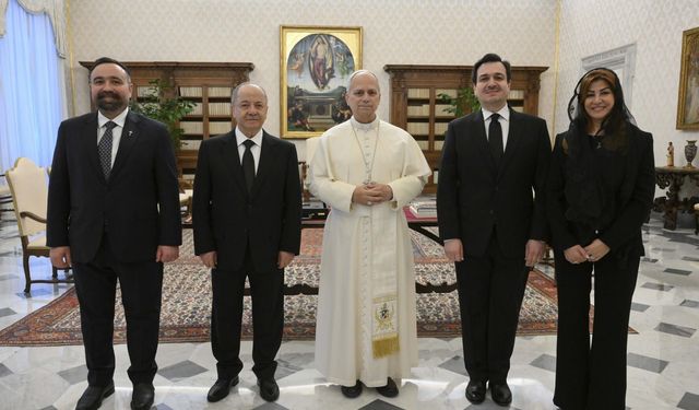 Başkan Mesud Barzani, Vatikan’da Papa XIV. Leo İle Görüştü