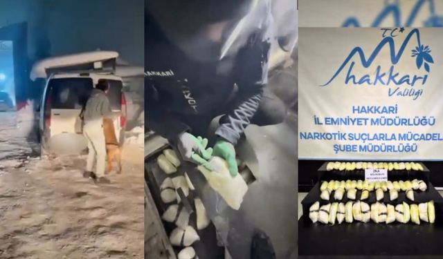 Hakkari'de Narkotik Operasyonu: Araçtan Kilolarca Metamfetamin Çıktı