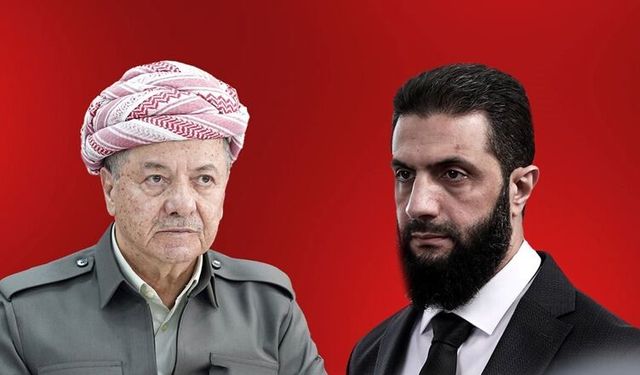 Başkan Barzani Ve Ahmed Şara, DSG-Şam Anlaşmasını Görüştü