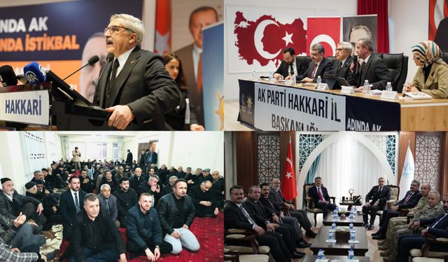 Hakkâri’de AK Parti’den Yoğun Program: İl Danışma Meclisi, Ziyaretler ve Mahalle Buluşması