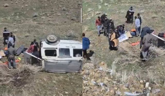 Hakkâri–Van Karayolunda Korkutan Kaza: Araç Takla Attı, 4 Yaralı