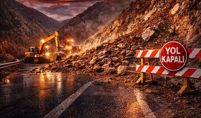Hakkâri–Van Karayolu’nda Heyelan: Yol Geçici Süreyle Ulaşıma Kapatıldı
