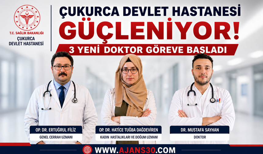 Çukurca Devlet Hastanesi Güçleniyor  3 Yeni Doktor Göreve Başladı