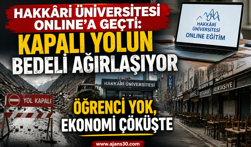 Hakkâri Üniversitesi Online’a Geçti: Kapalı Yolun Bedeli Ağırlaşıyor