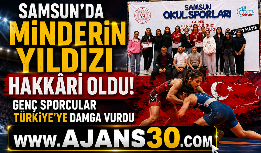 Samsun’da Minderin Yıldızı Hakkâri Oldu!