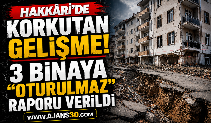 Hakkâri’de Korkutan Gelişme!