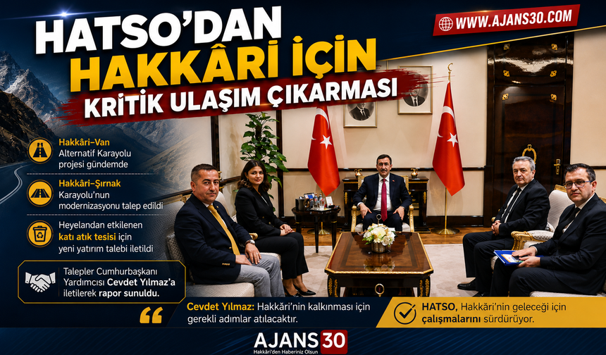 HATSO’dan Hakkâri için kritik ulaşım çıkarması