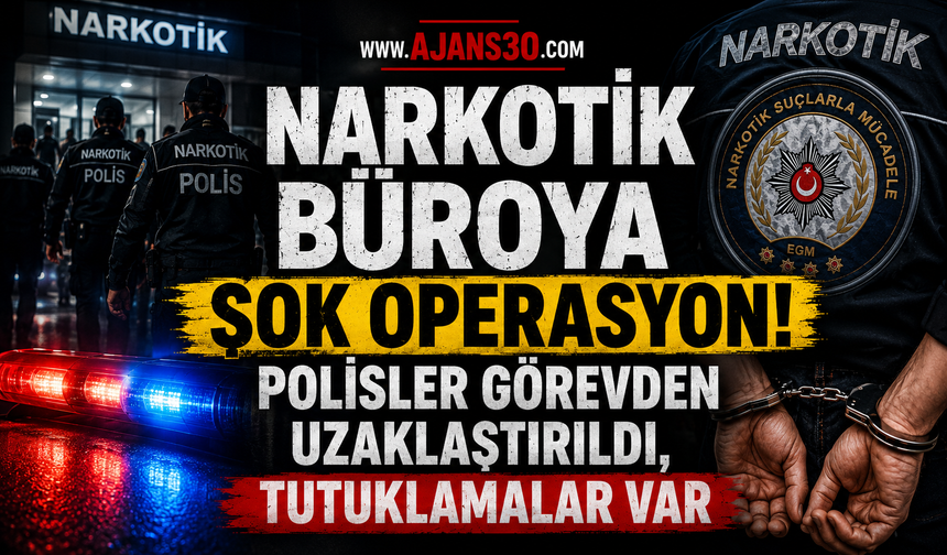 Narkotik Büroya Şok Operasyon