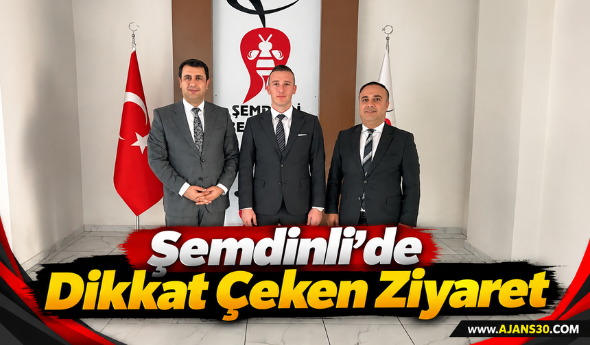Şemdinli’de Dikkat Çeken Ziyaret
