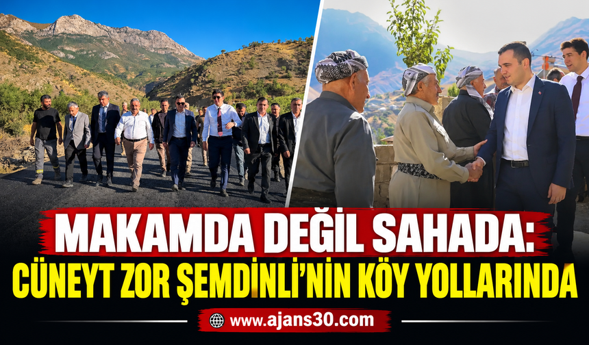 Makamda Değil Sahada: Cüneyt Zor Şemdinli’nin Köy Yollarında