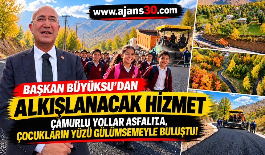 Başkan Büyüksu’dan Alkışlanacak Hizmet: Çamurlu Yollar Asfaltla, Çocukların Yüzü Gülümsemeyle Buluştu!